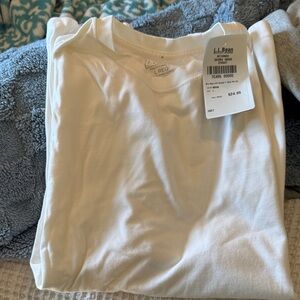 L.L. Bean Classic White Tee